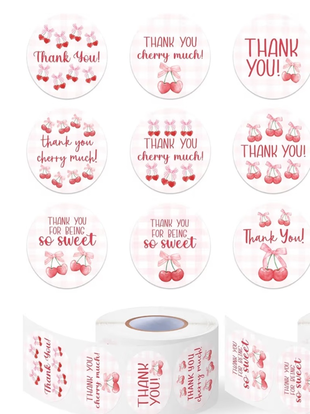 Sticker Roll 500 count, 2β Thank You Stickers, NIB. Posh Supplies